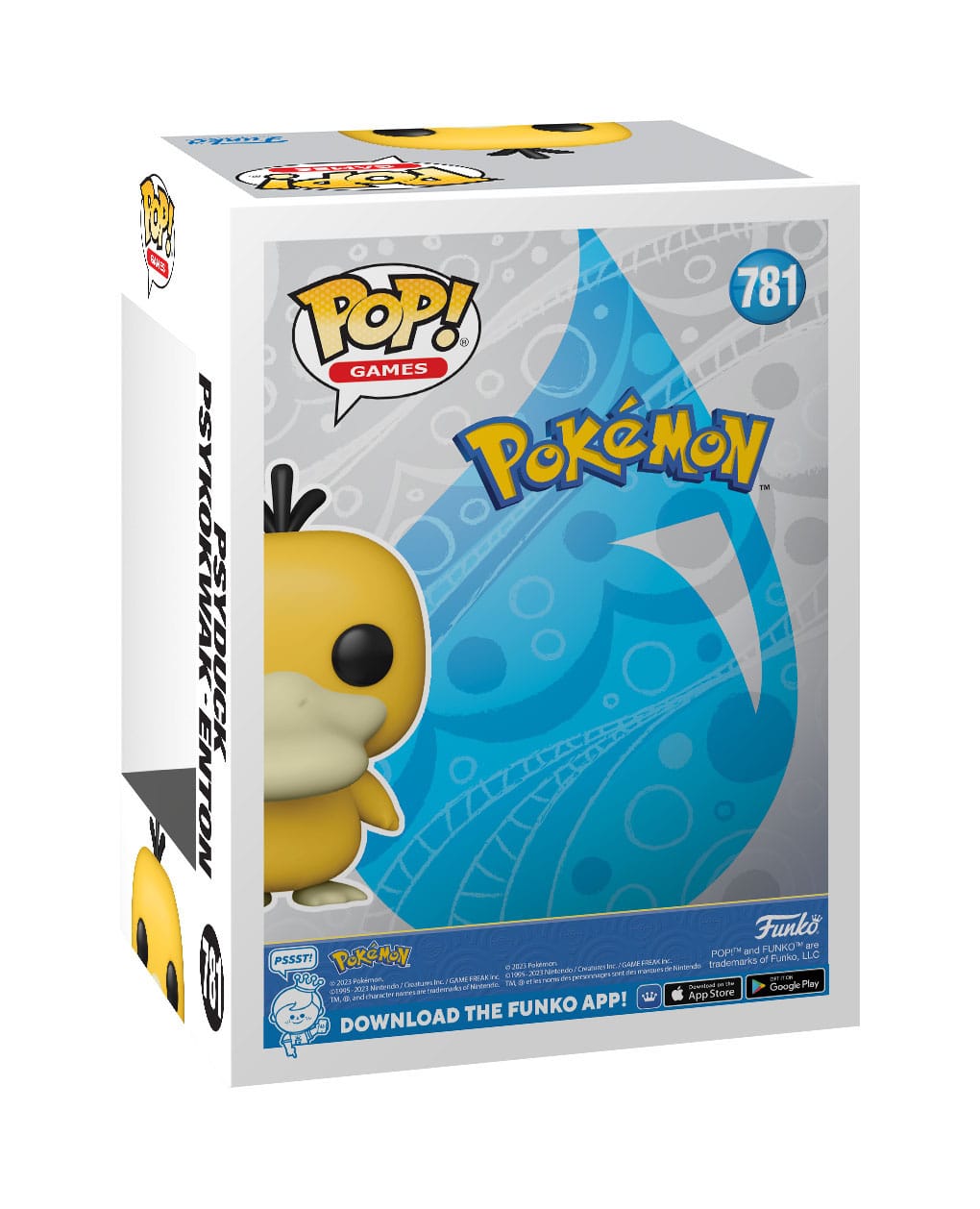Pokémon - Psyduck (781) - Psykokwak - Enton Funko Pop! Games Vinyl Figure EMEA 8 cm