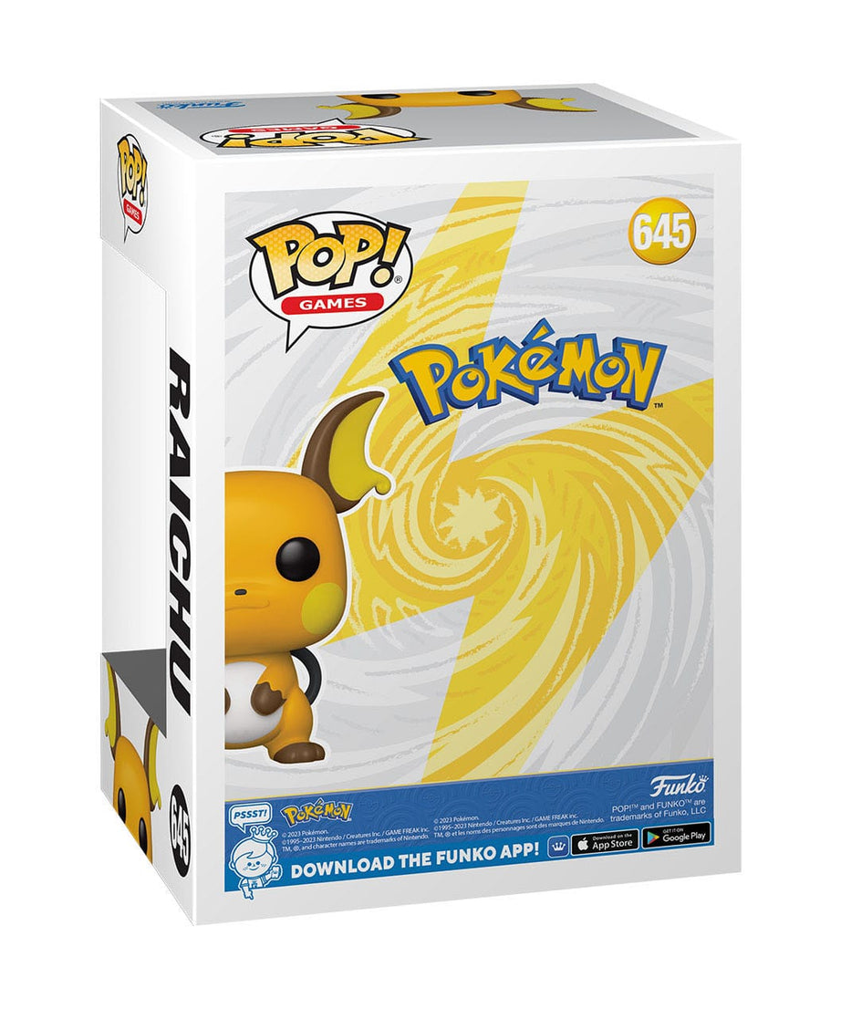 Pokémon - Raichu (645) Funko Pop! Games Vinyl Figure EMEA 9 cm