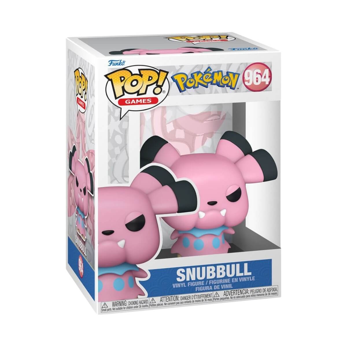 Pokémon - Snubbull (964) Funko Pop! Games Vinyl Figure EMEA 8 cm