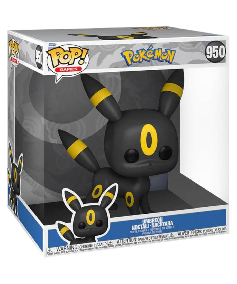 Pokémon - Umbreon (Super Sized) (950) - Noctali - Nachtara Funko Pop! Games Vinyl Figure EMEA 27 cm