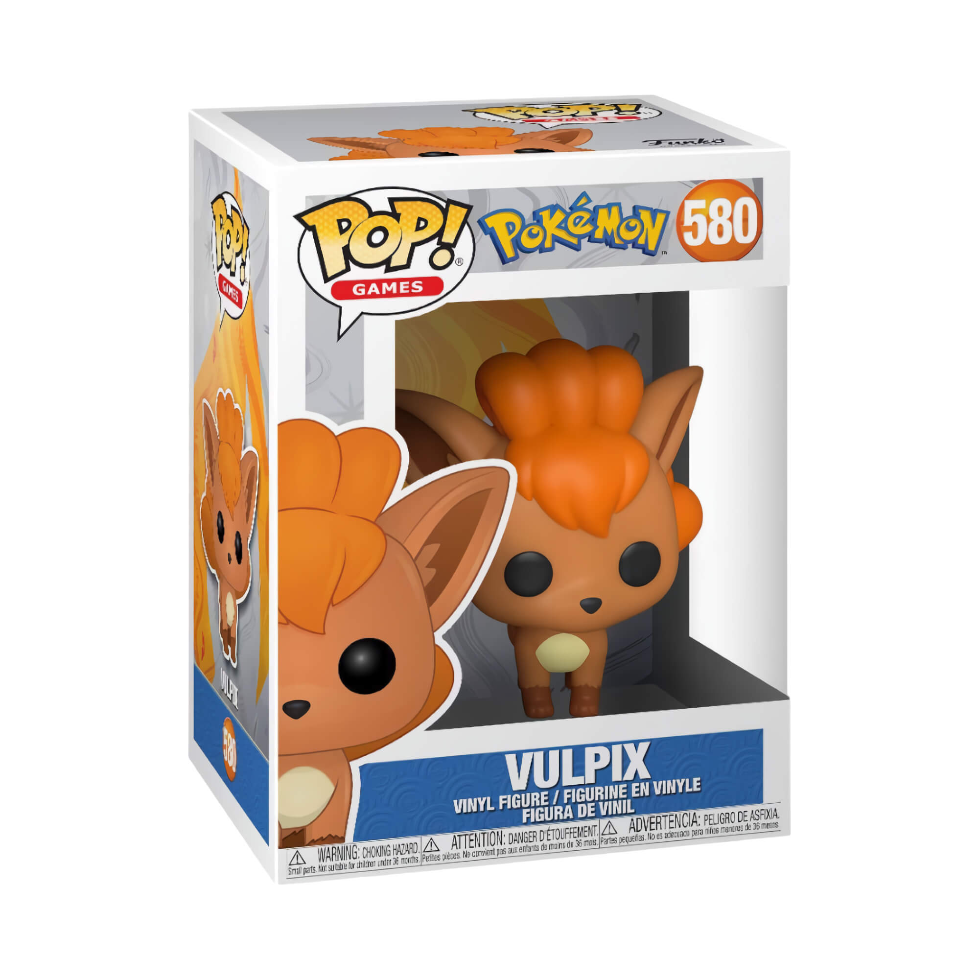 Pokémon - Vulpix (580) Funko Pop! Games Vinyl Figure 9 cm