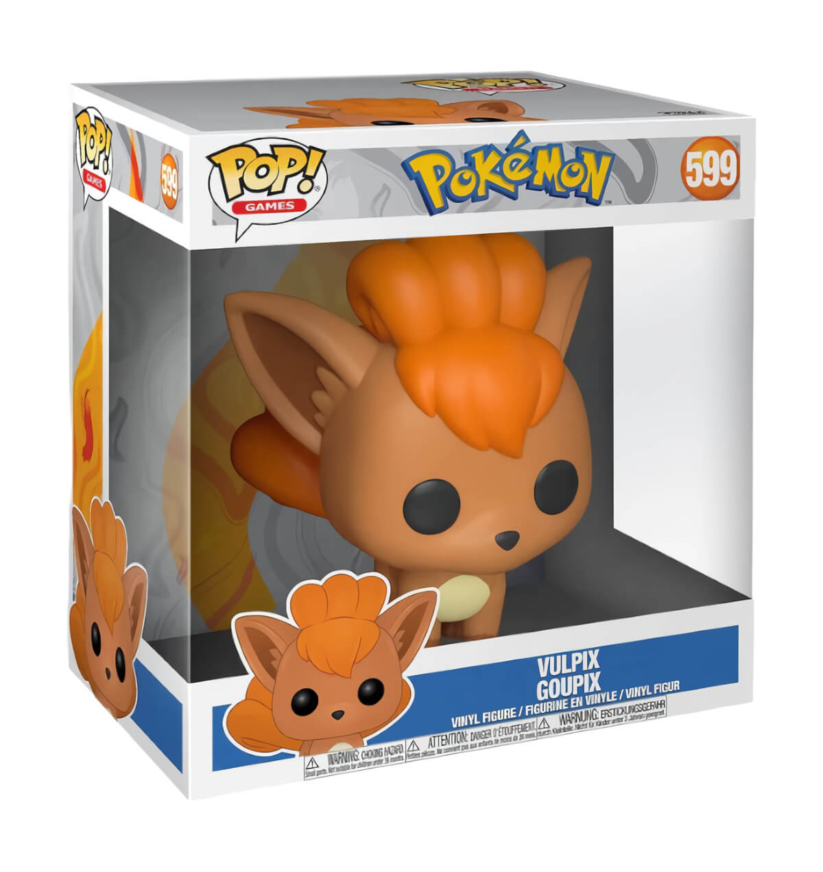 Pokémon - Vulpix (Super Sized) (599) Jumbo Funko Pop! Vinyl Figure EMEA 25 cm
