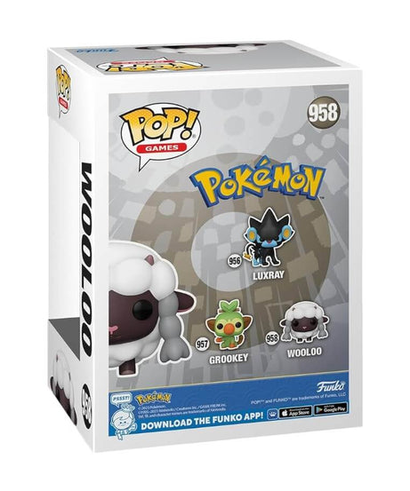 Pokémon - Wooloo (958) - Moumouton - Wolly Funko Pop! Games Vinyl Figure EMEA 7 cm