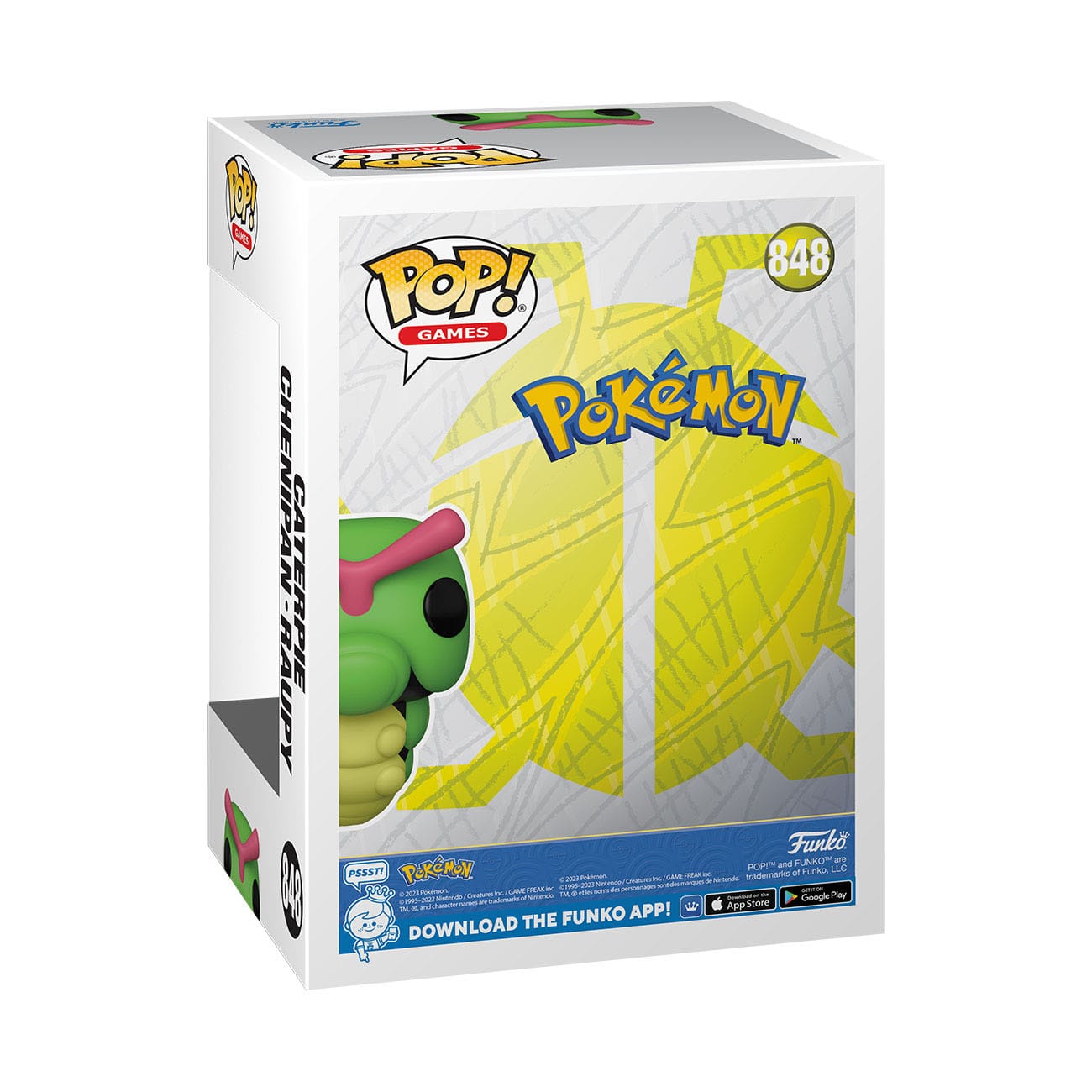 Pokémon - Caterpie (848) - Chenipan - Raupy Funko Pop! Games Vinyl Figure 9 cm