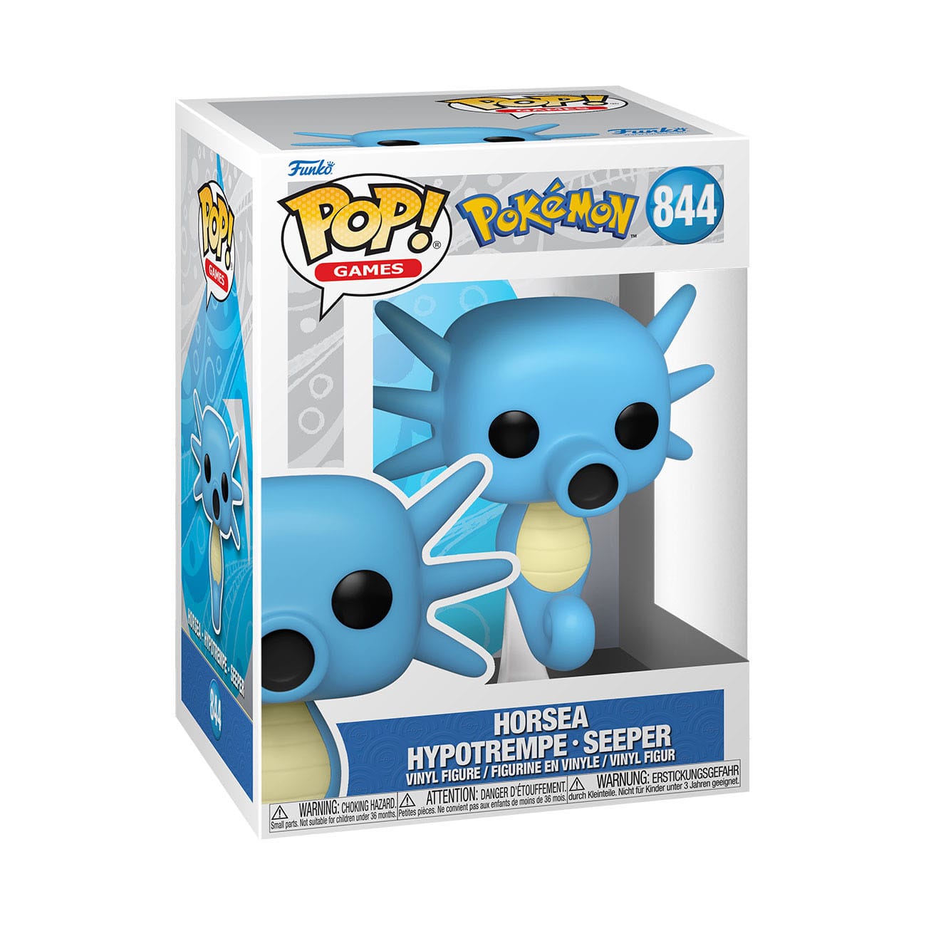 Pokémon - Horsea (844) - Hypotrempe - Seeper Funko Pop! Games Vinyl Figure 10 cm