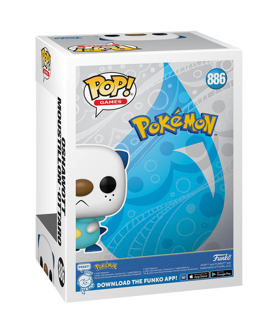 Pokémon - Oshawott (886) - Moustillon - Ottaro Funko Pop! Games Vinyl Figure (EMEA) 7 cm