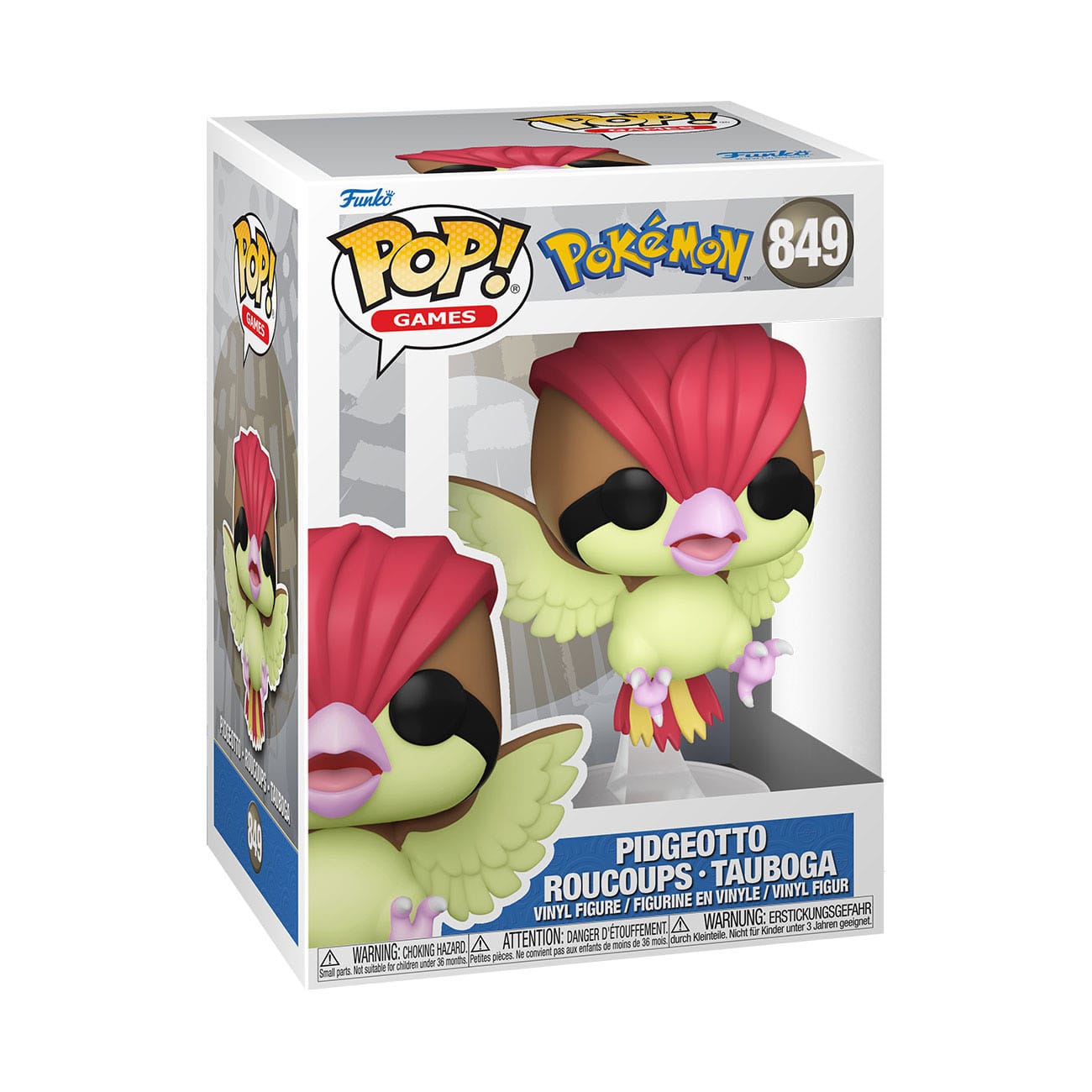 Pokémon - Pidgeotto (849) - Roucoups - Tauboga Funko Pop! Games Vinyl Figure 10 cm