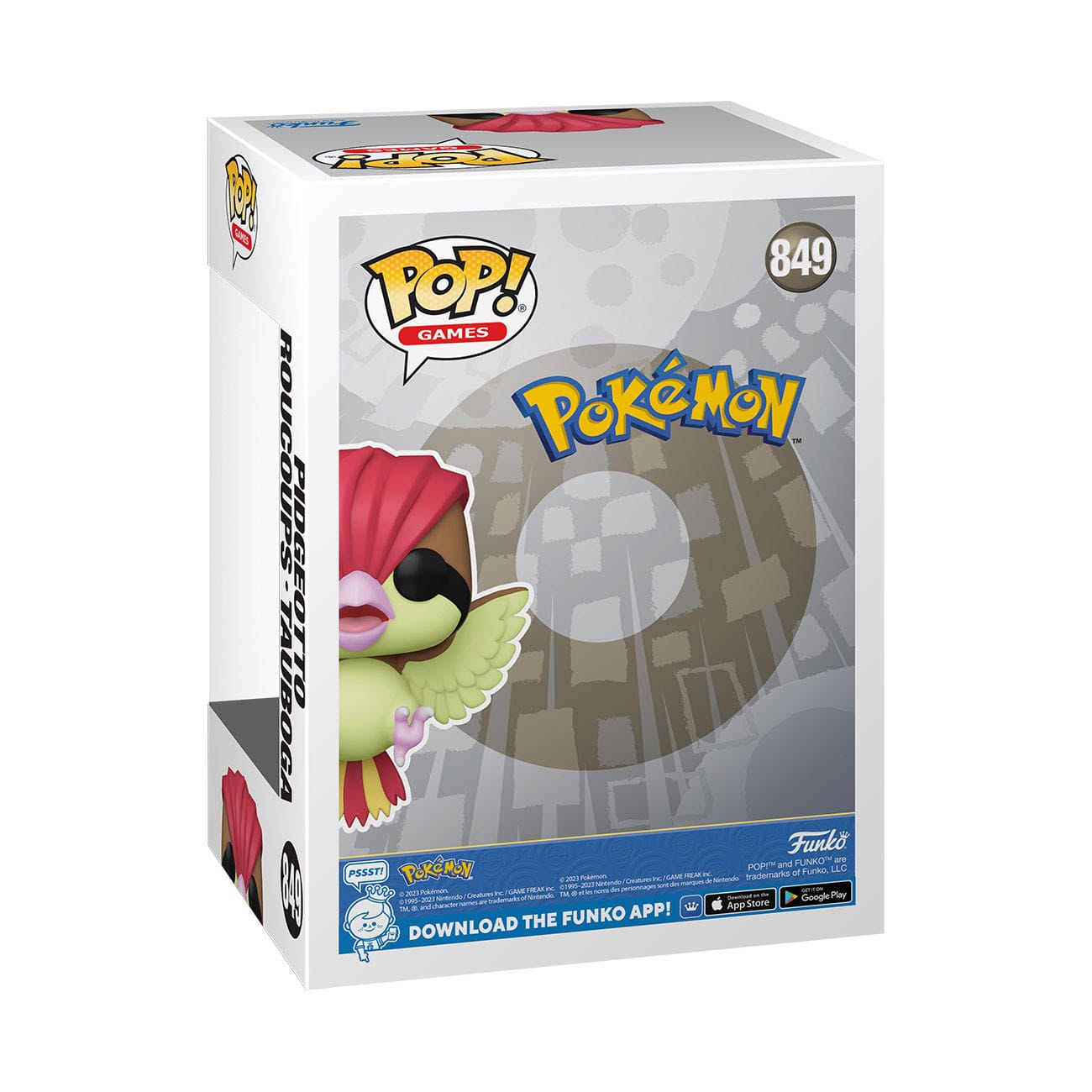 Pokémon - Pidgeotto (849) - Roucoups - Tauboga Funko Pop! Games Vinyl Figure 10 cm
