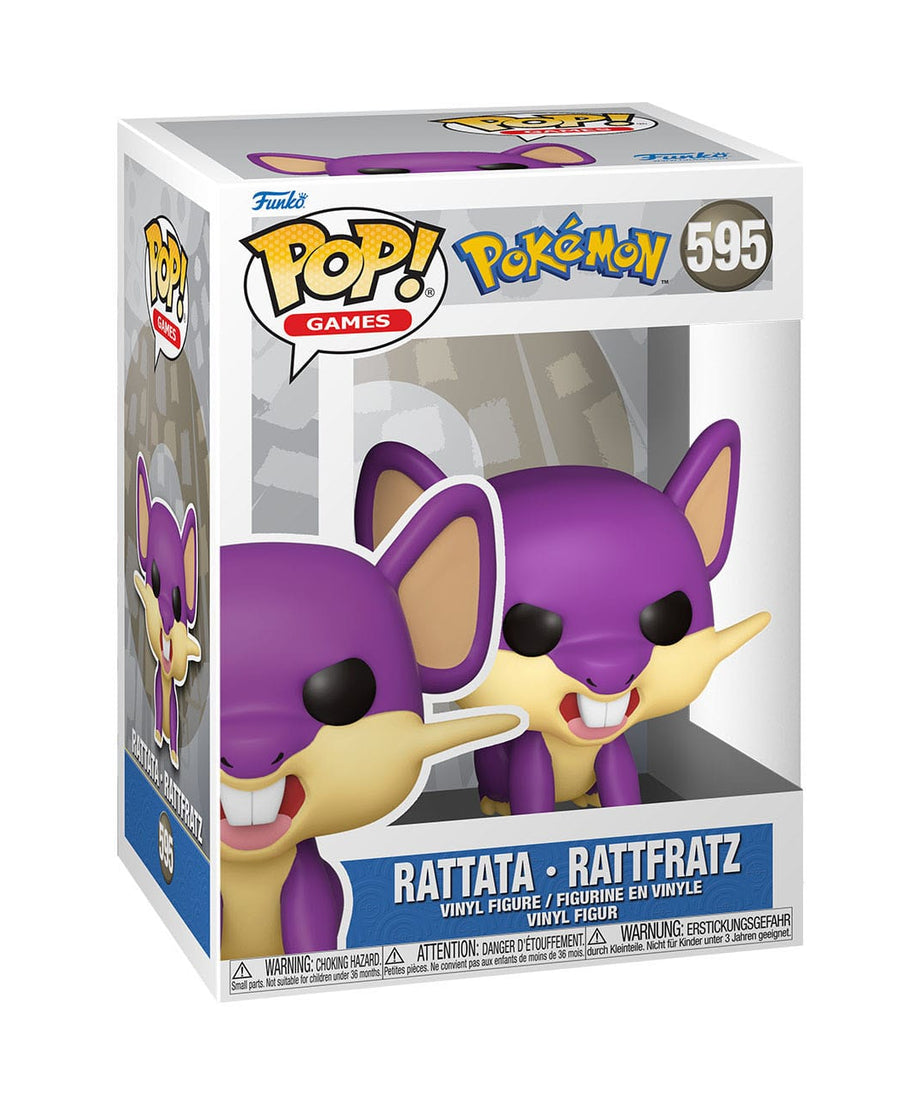 Pokémon - Rattata (595) - Rattfratz Funko Pop! Games Vinyl Figure 8 cm