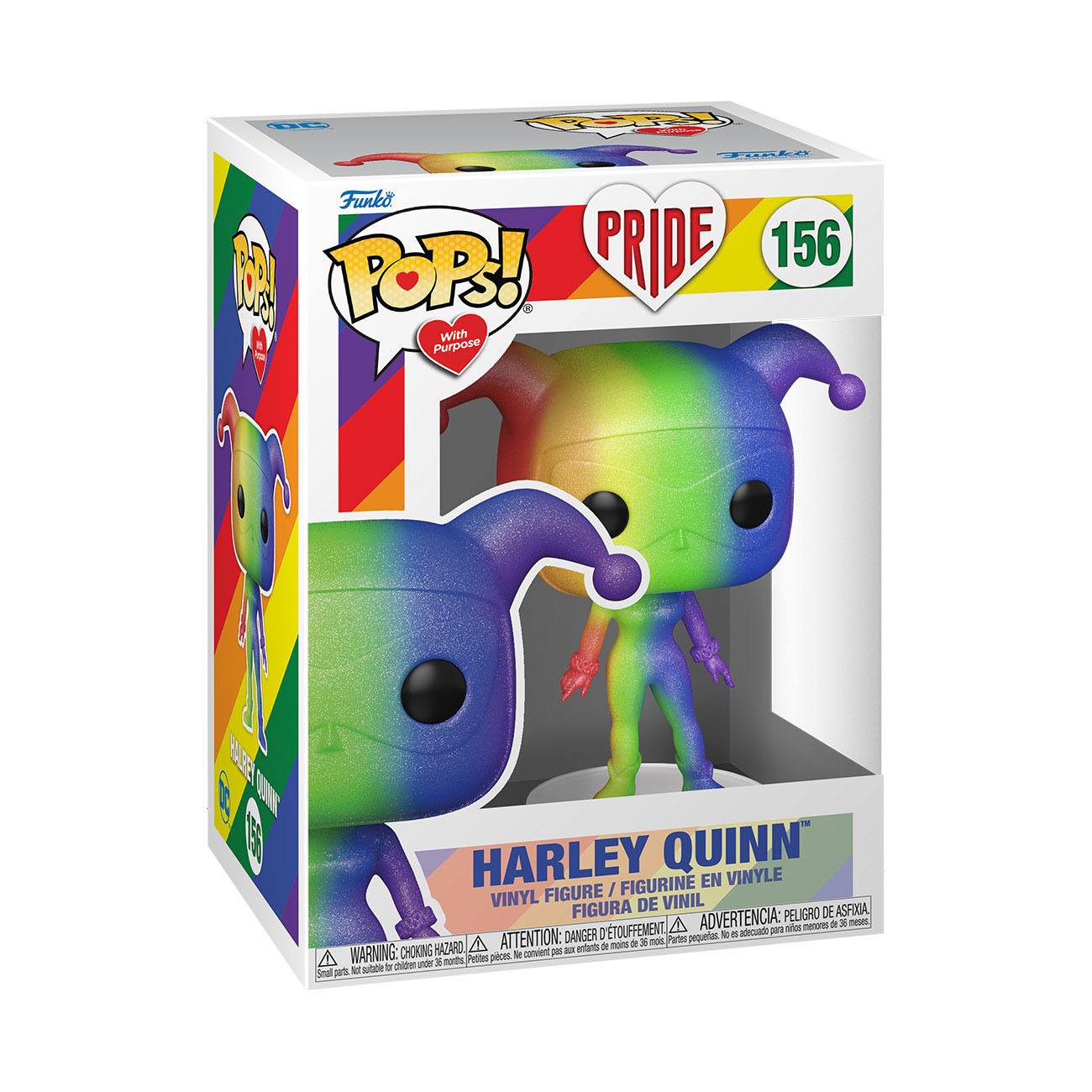 Pride 2022 DC Comics - Harley Quinn (156) Funko Pop! Heroes Vinyl Figure 9 cm
