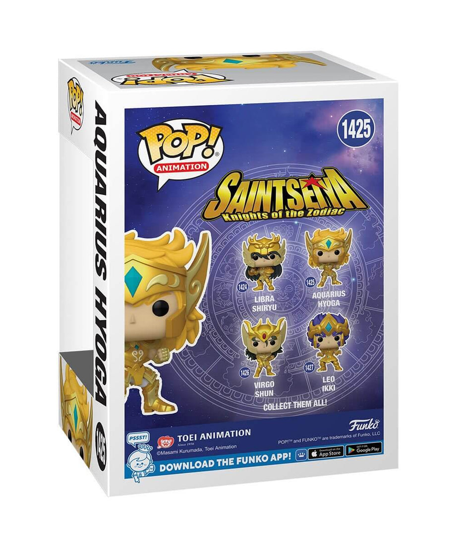 Saint Seiya: I Cavalieri dello Zodiaco - Aquarius Hyoga (1425) Funko Pop! Animation Knights of the Zodiac Vinyl Figure 9 cm