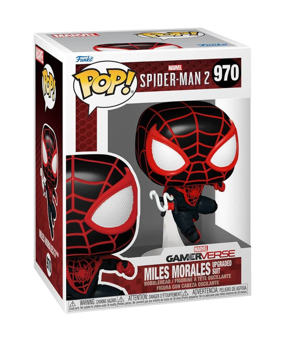 Spider-Man 2 - Miles Morales (Upgraded Suit) (970) Funko Pop! Marvel Gamerverse Vinyl Figure 10 cm