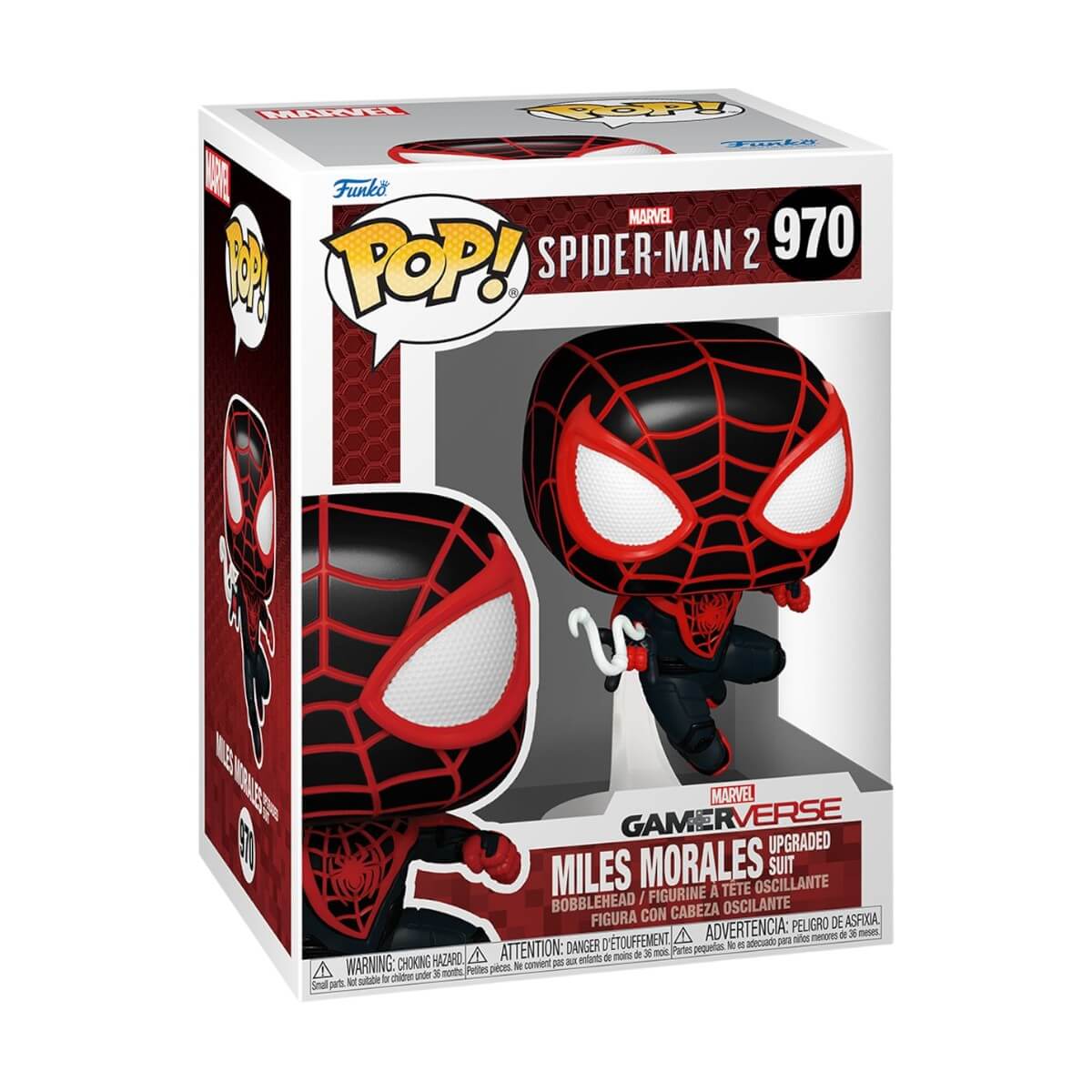 Spider-Man 2 - Miles Morales (Upgraded Suit) (970) Funko Pop! Marvel Gamerverse Vinyl Figure 10 cm