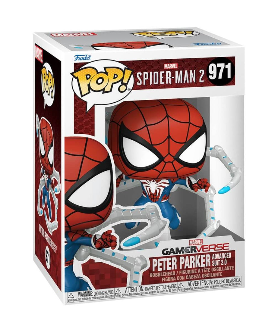 Spider-Man 2 - Peter Parker (Advanced Suit 2.0) (971) Funko Pop! Marvel Gamerverse Vinyl Figure 10 cm