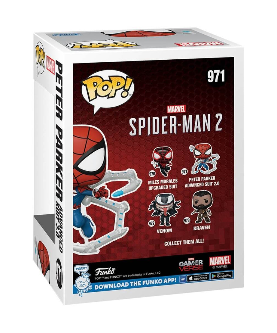 Spider-Man 2 - Peter Parker (Advanced Suit 2.0) (971) Funko Pop! Marvel Gamerverse Vinyl Figure 10 cm