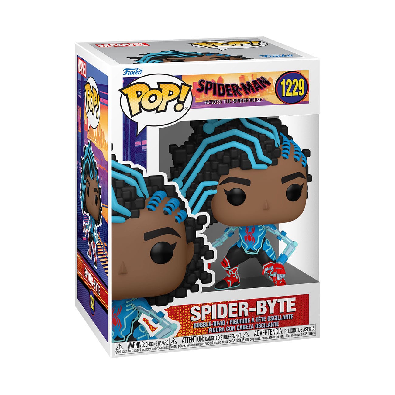 Spider-Man: Across the Spider-Verse - Spider-Byte (1229) Funko Pop! Marvel Vinyl Figure 9 cm