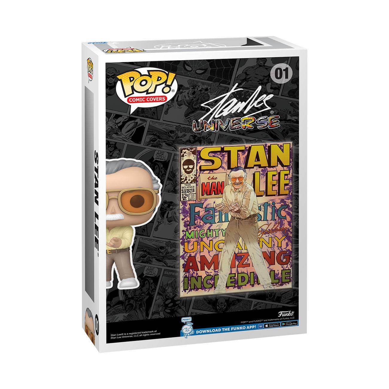 Stan Lee Universe - Stan Lee (01) Funko Pop! Comic Covers Marvel Vinyl Figure 9 cm