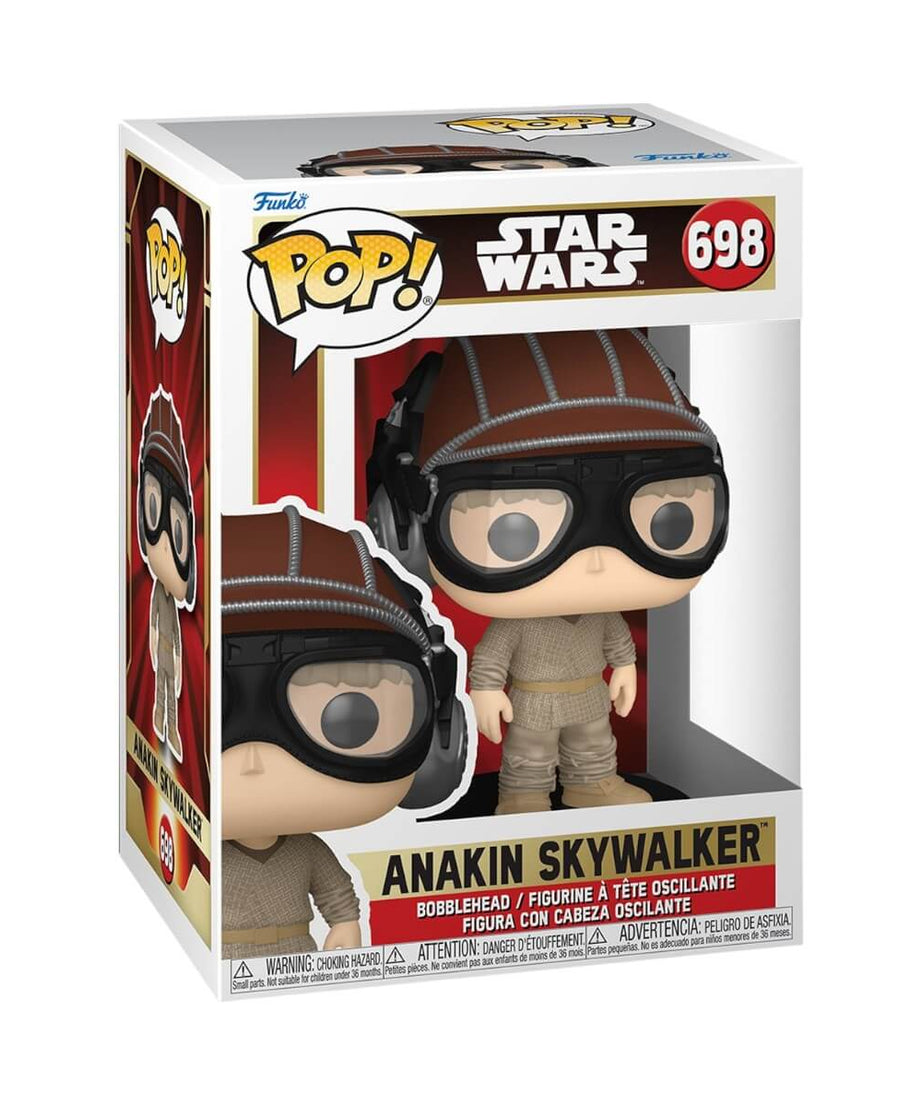 Star Wars: The Phantom Menace - Anakin Skywalker with Helmet (698) Funko Pop! Vinyl Figure 9 cm