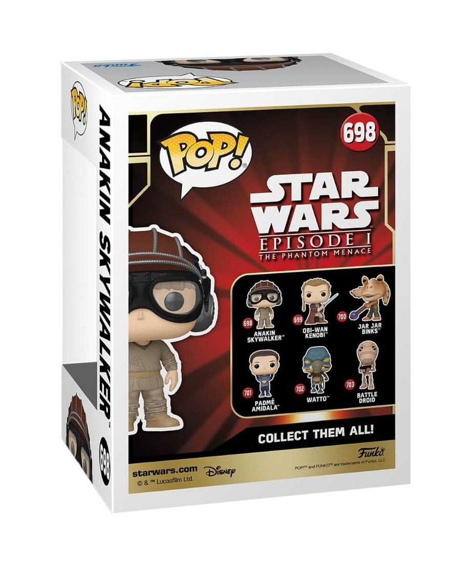 Star Wars: The Phantom Menace - Anakin Skywalker with Helmet (698) Funko Pop! Vinyl Figure 9 cm
