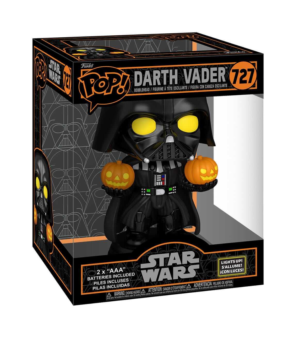 Star Wars - Darth Vader (SFX &amp; Lights Up!) (727) Oversized Funko Pop! Halloween Vinyl Figure 15 cm