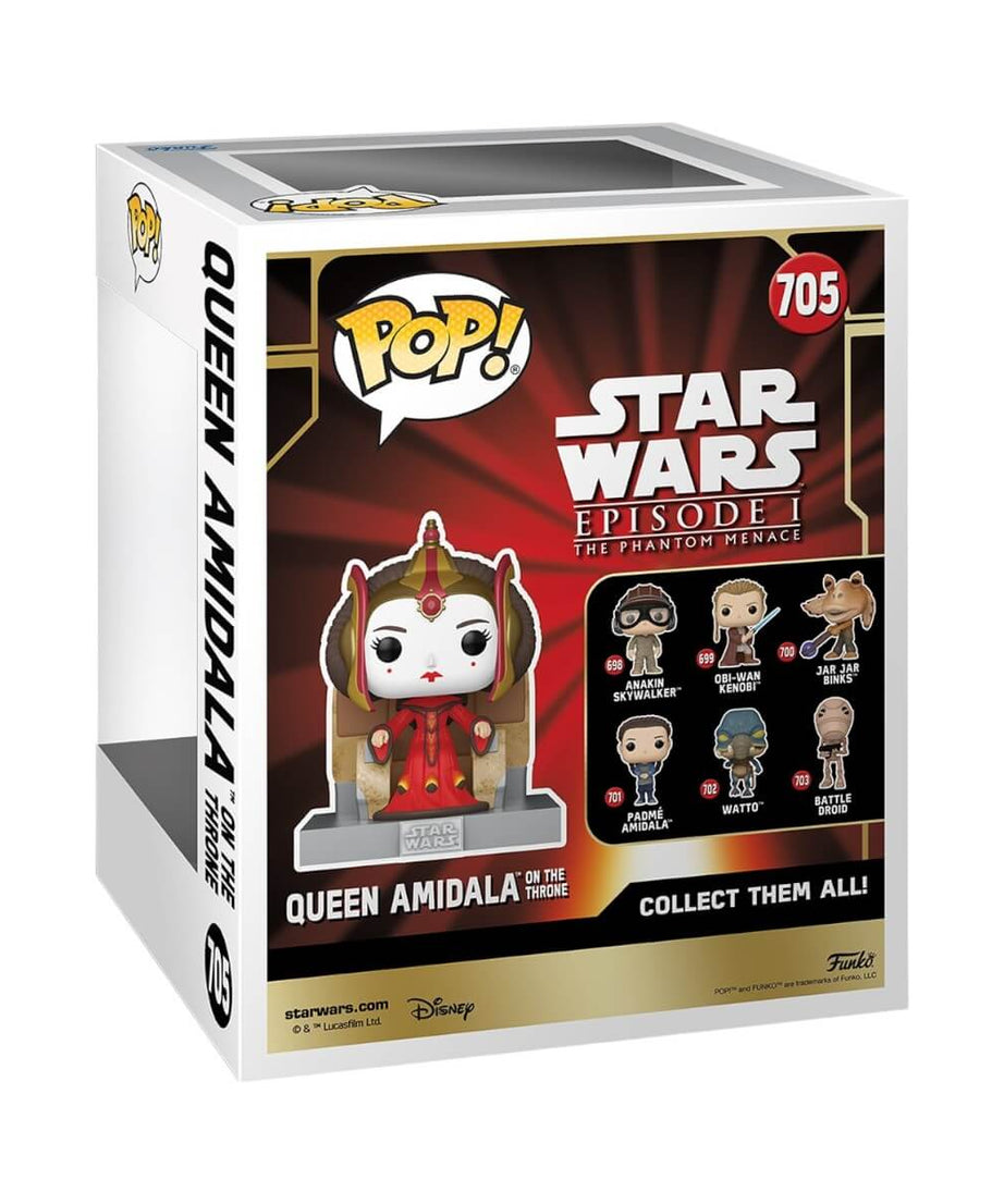 Star Wars: The Phantom Menace - Queen Amidala on the Throne (705) Funko Pop! Vinyl Figure 12 cm