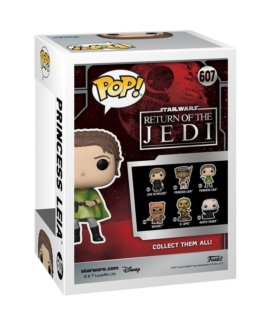 Star Wars Return of the Jedi 40th Anniversary - Princess Leia (607) Funko Pop! BH Vinyl Figure 9 cm