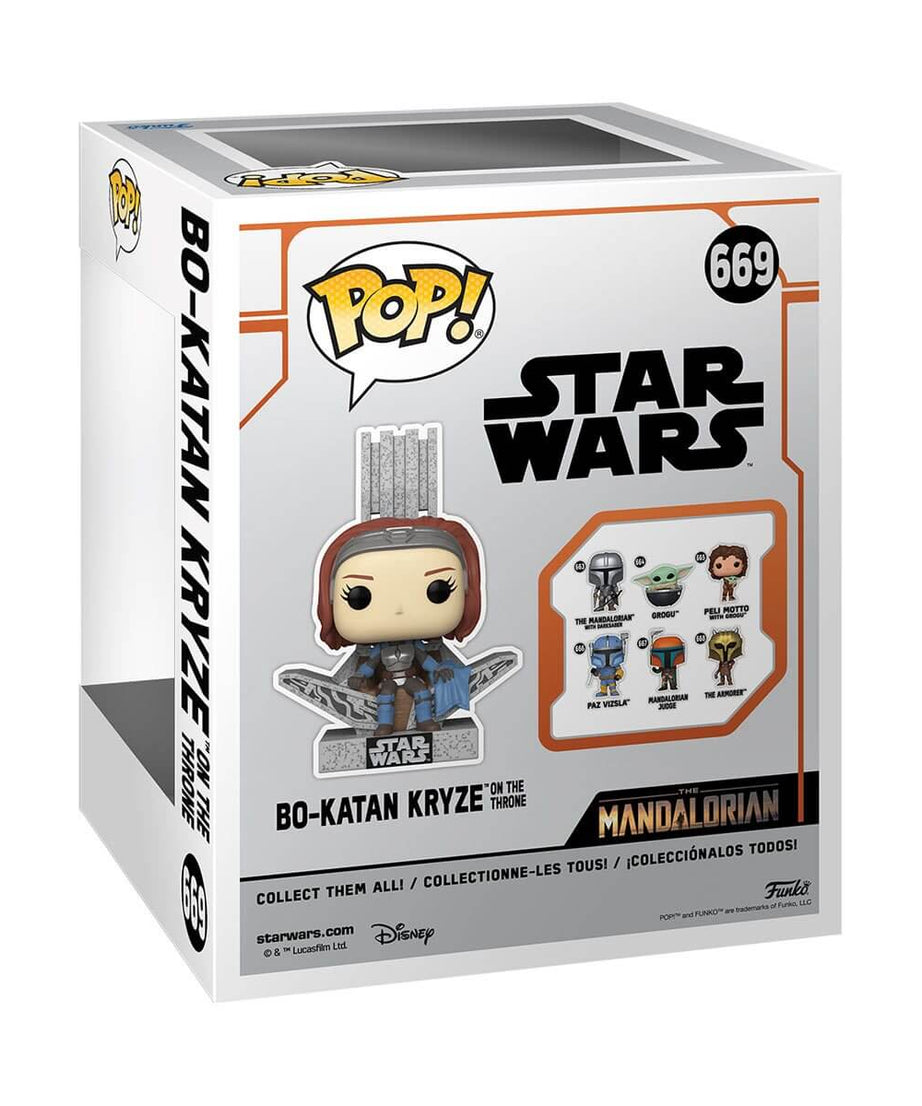 Star Wars: The Mandalorian - Bo-Katan Kryze on the Throne (669) Funko Pop! Vinyl Figure 14 cm