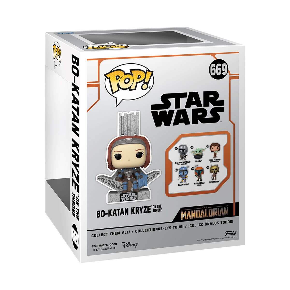 Star Wars: The Mandalorian - Bo-Katan Kryze on the Throne (669) Funko Pop! Vinyl Figure 14 cm