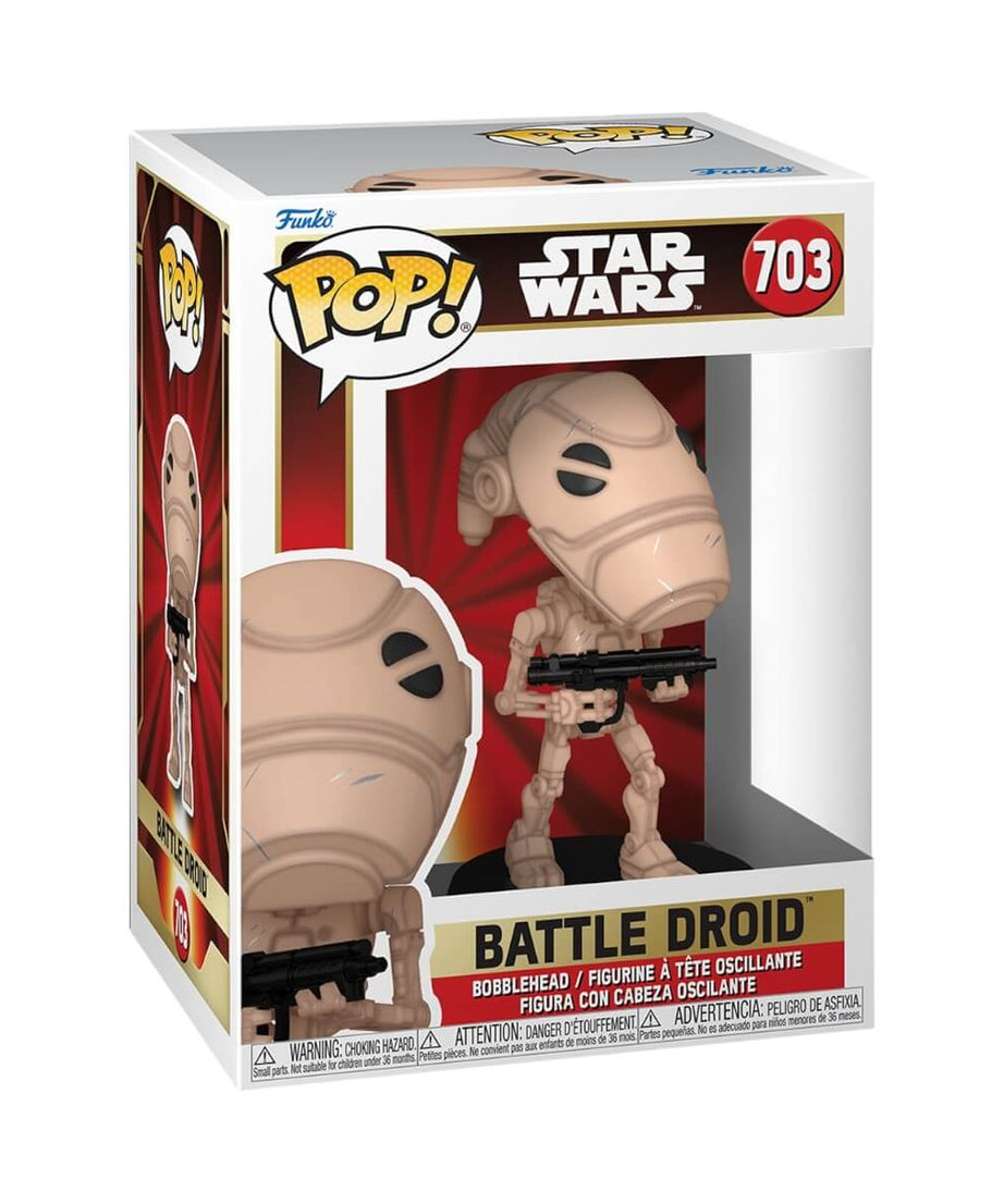 Star Wars: The Phantom Menace - Battle Droid (703) Funko Pop! Vinyl Figure 9 cm