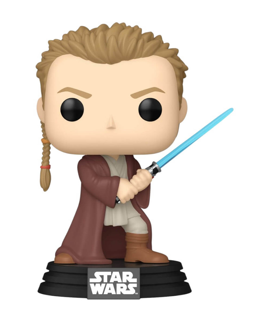 Star Wars: The Phantom Menace - Obi-Wan Kenobi with Light Saber (699) Funko Pop! Vinyl Figure 9 cm