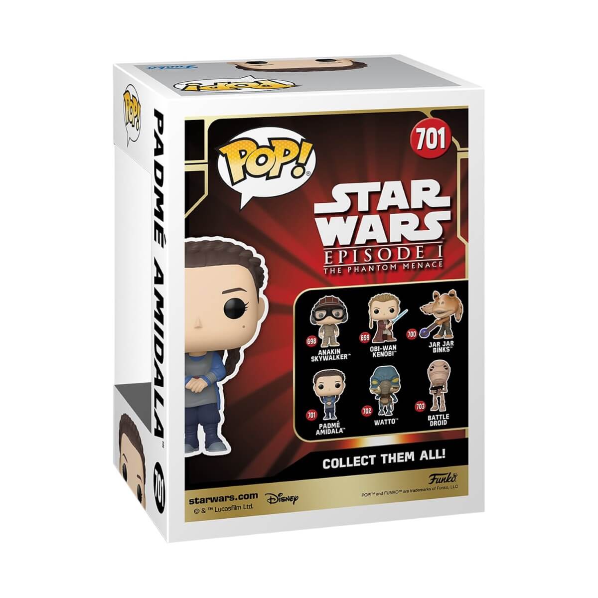 Star Wars: The Phantom Menace - Padmé Amidala (Tatooine) (701) Funko Pop! Vinyl Figure 9 cm