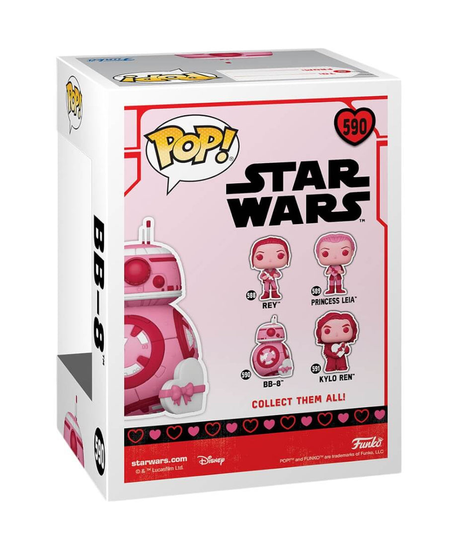 Star Wars Valentines - BB-8 (590) Funko Pop! Bobble-Head Vinyl Figure 9 cm