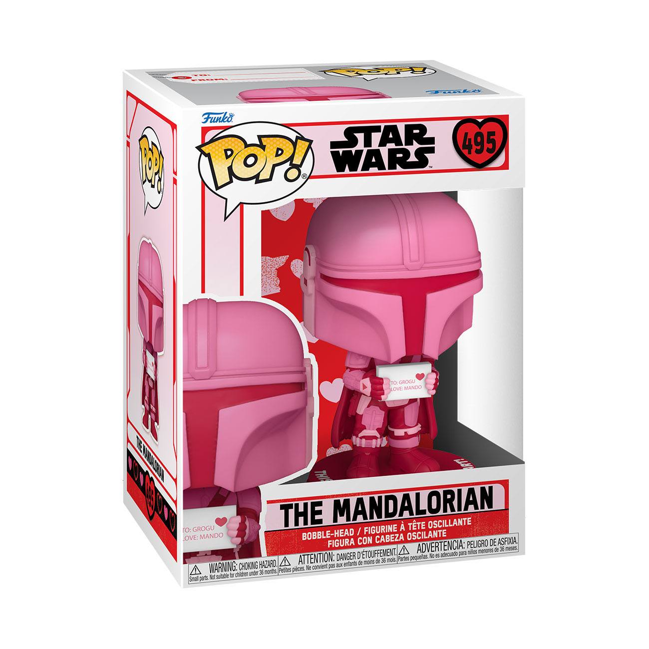 Star Wars Valentines - The Mandalorian (495) Funko Pop! Vinyl Figure 9 cm