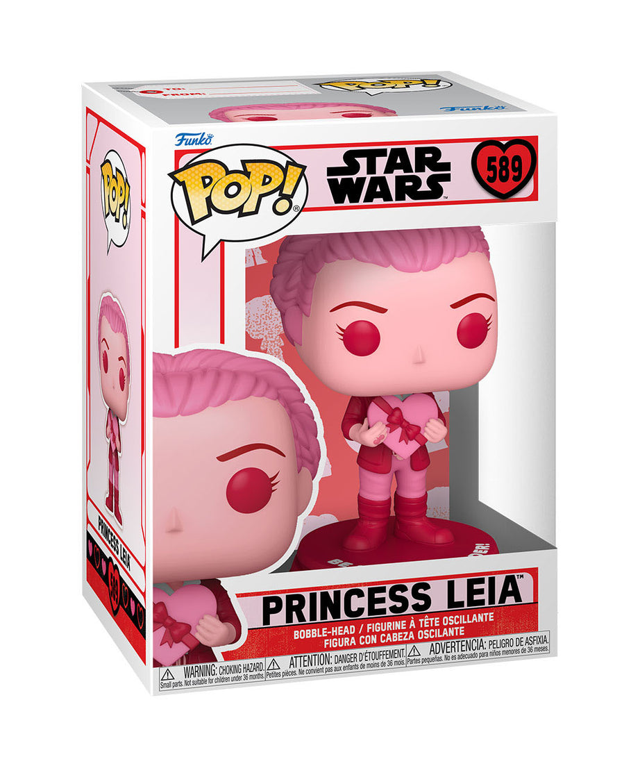 Star Wars Valentines - Princess Leia (589) Funko Pop! Star Wars Vinyl Figure 9 cm