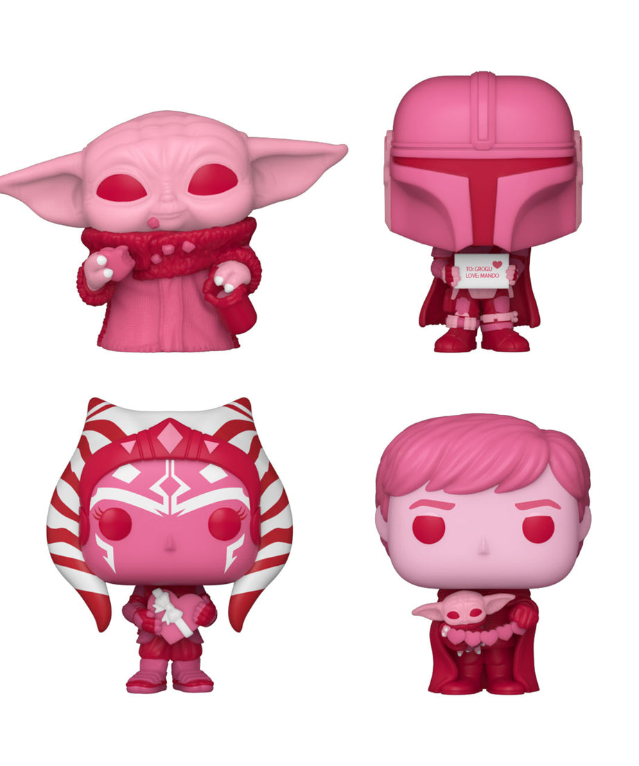 Star Wars Valentines Pocket - Funko Pop! Vinyl Figure 4-Pack 4 cm