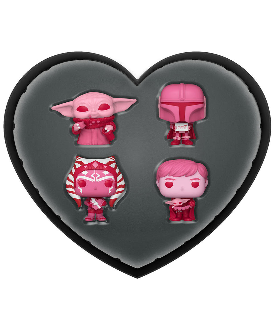 Star Wars Valentines Pocket - Funko Pop! Vinyl Figure 4-Pack 4 cm