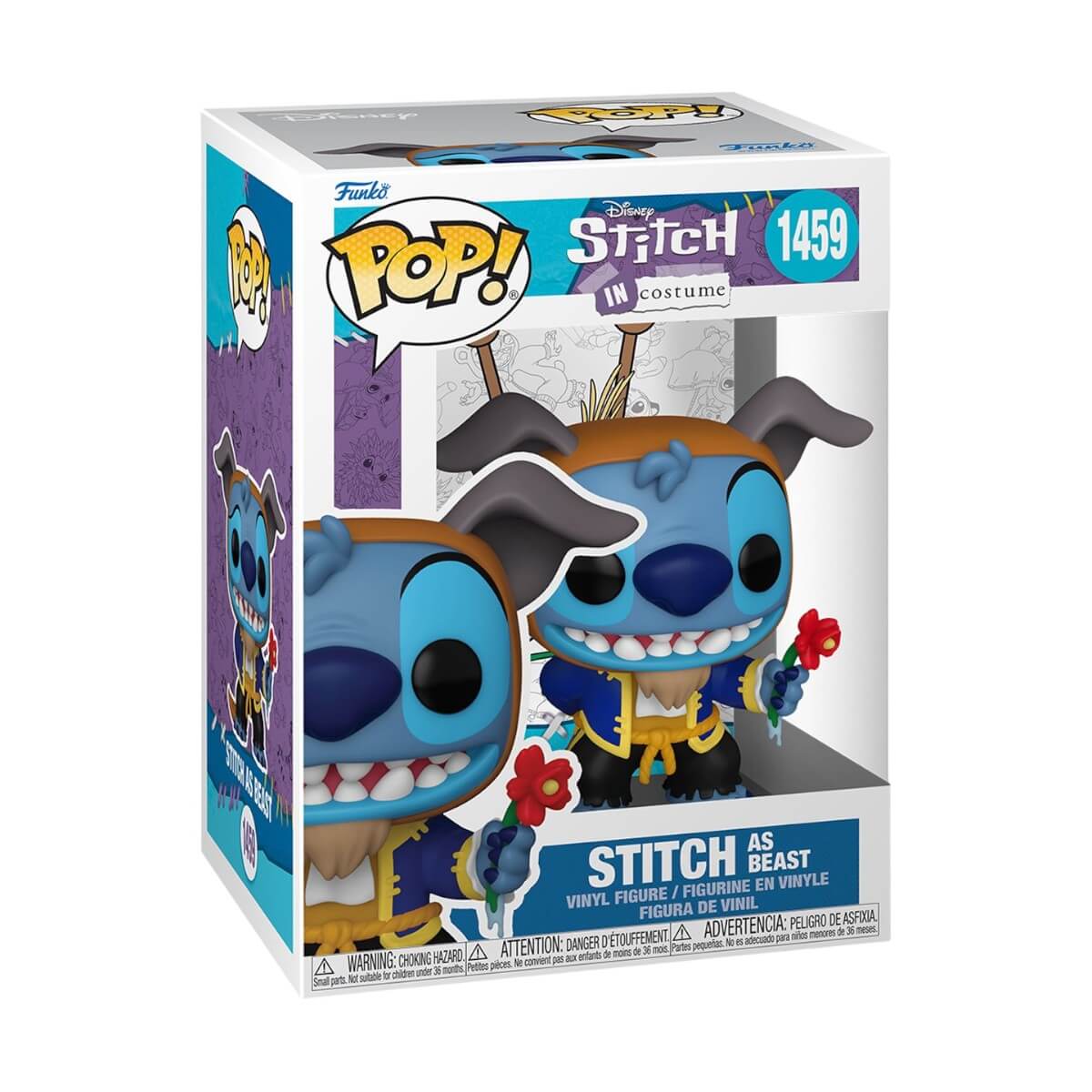 Stitch in Costume - Stitch as Beast (1459) Funko Pop! Disney Vinyl Figure 9 cm
