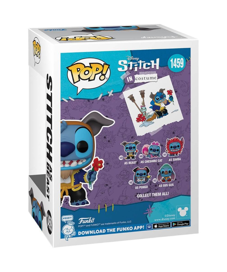 Stitch in Costume - Stitch as Beast (1459) Funko Pop! Disney Vinyl Figure 9 cm