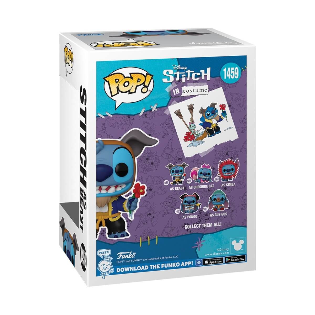 Stitch in Costume - Stitch as Beast (1459) Funko Pop! Disney Vinyl Figure 9 cm