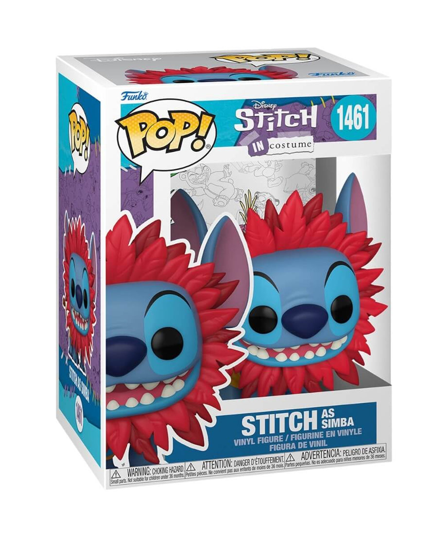 Stitch in Costume - Stitch as Simba (1461) Funko Pop! Disney Vinyl Figure 9 cm