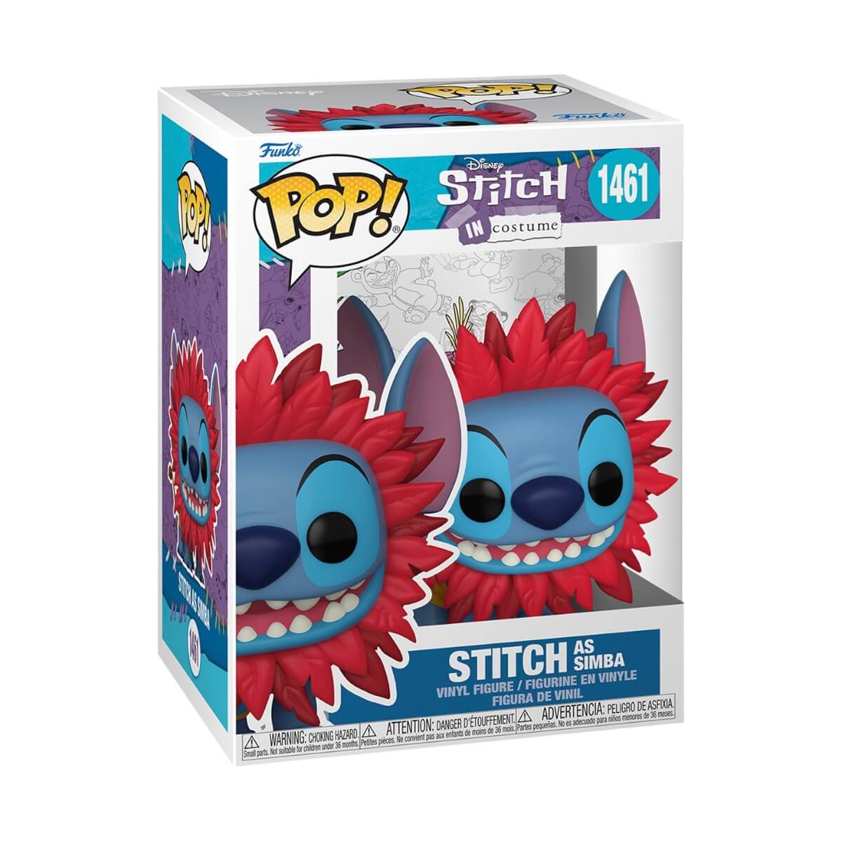 Stitch in Costume - Stitch as Simba (1461) Funko Pop! Disney Vinyl Figure 9 cm