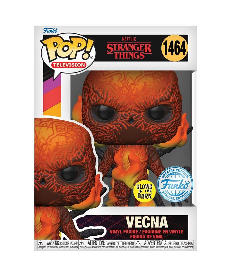 Stranger Things - Red Vecna (GLOW IN THE DARK) (1464) Funko Pop! Television Vinyl Figure 9 cm