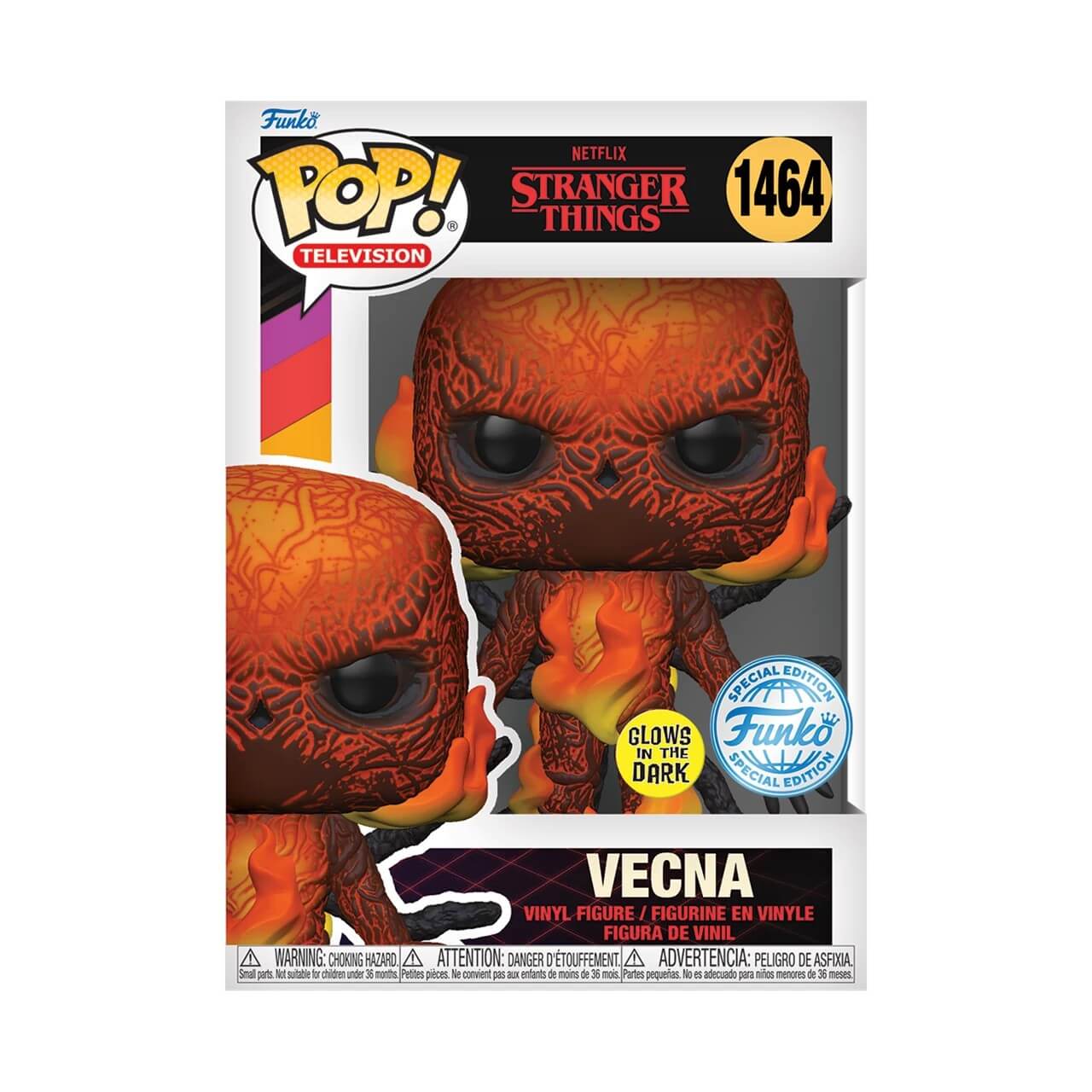Stranger Things - Red Vecna (GLOW IN THE DARK) (1464) Funko Pop! Television Vinyl Figure 9 cm