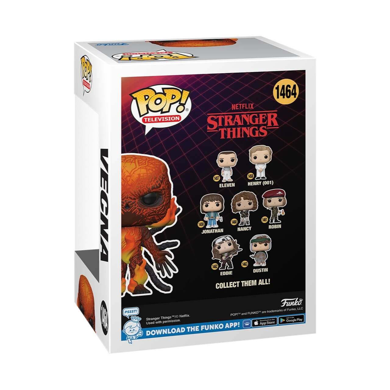 Stranger Things - Red Vecna (GLOW IN THE DARK) (1464) Funko Pop! Television Vinyl Figure 9 cm