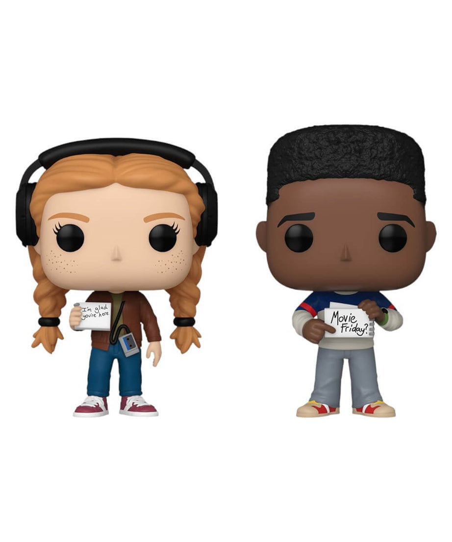 Stranger Things Season 4 - Max Mayfield & Lucas Sinclair - 2-Pack Funko Pop! Television TV Vinyl Figure 10 cm