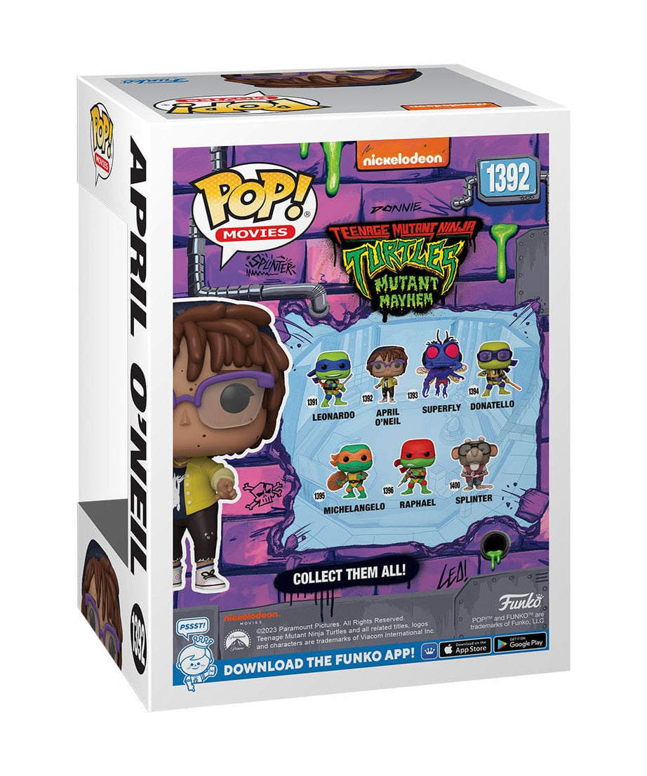 Teenage Mutant Ninja Turtles - April O'Neil (1392) Funko Pop! Movies Mutant Mayhem Vinyl Figure 9 cm