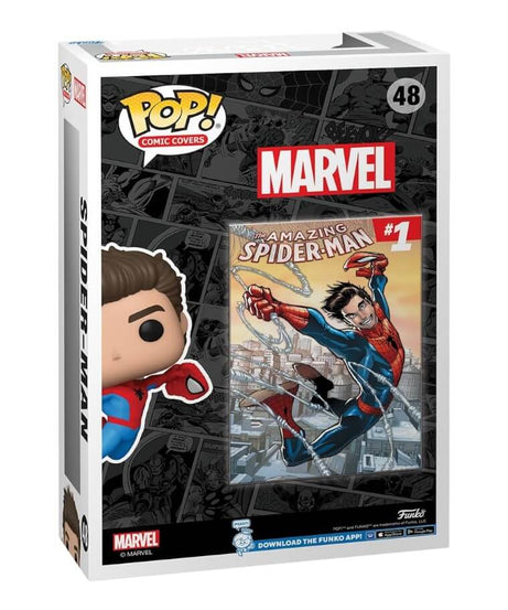 The Amazing Spider-Man #1 - Spider-Man (48) Funko Pop! Comic Covers Marvel Vinyl Figure 9 cm