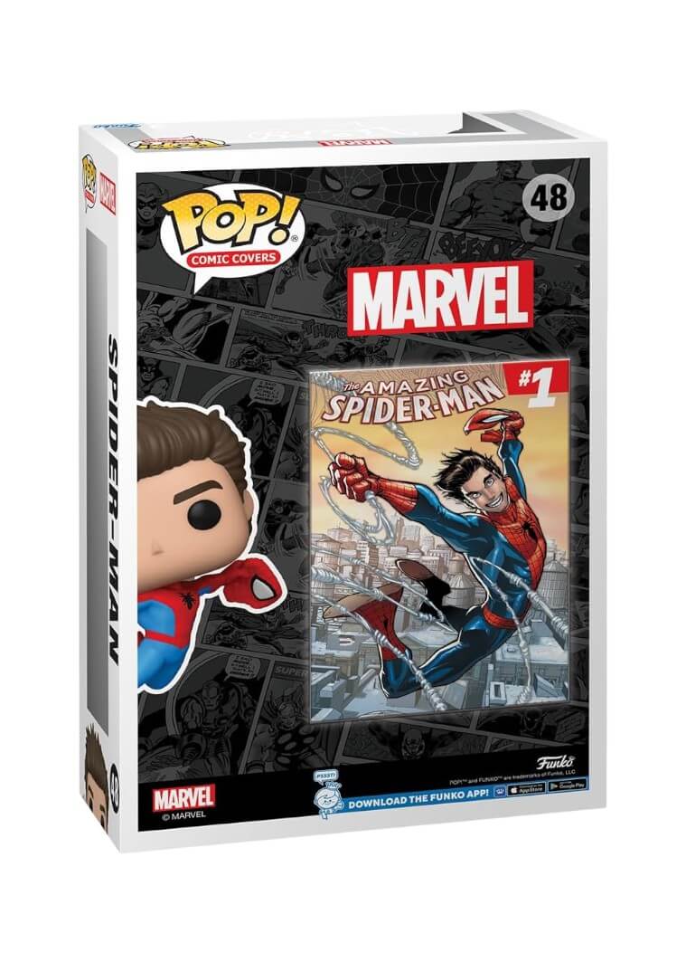 The Amazing Spider-Man #1 - Spider-Man (48) Funko Pop! Comic Covers Marvel Vinyl Figure 9 cm