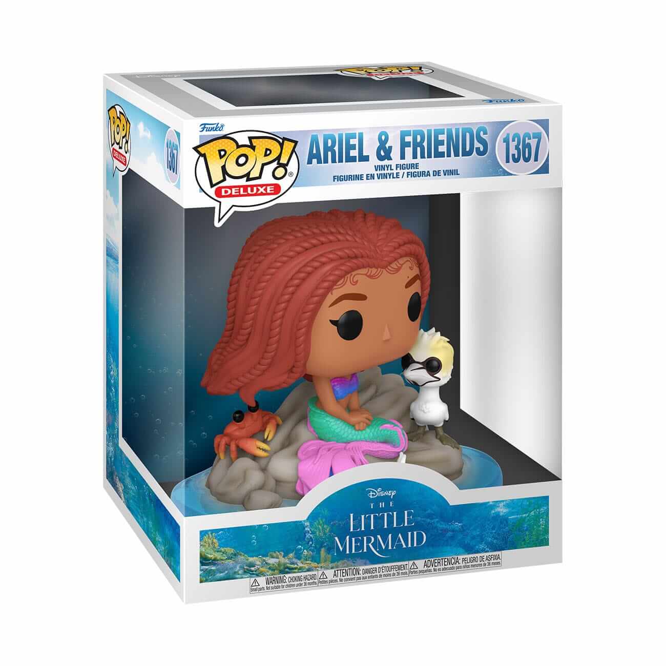 The Little Mermaid - Ariel &amp; Friends (1367) Funko Pop! Deluxe Disney Vinyl Figure 9 cm