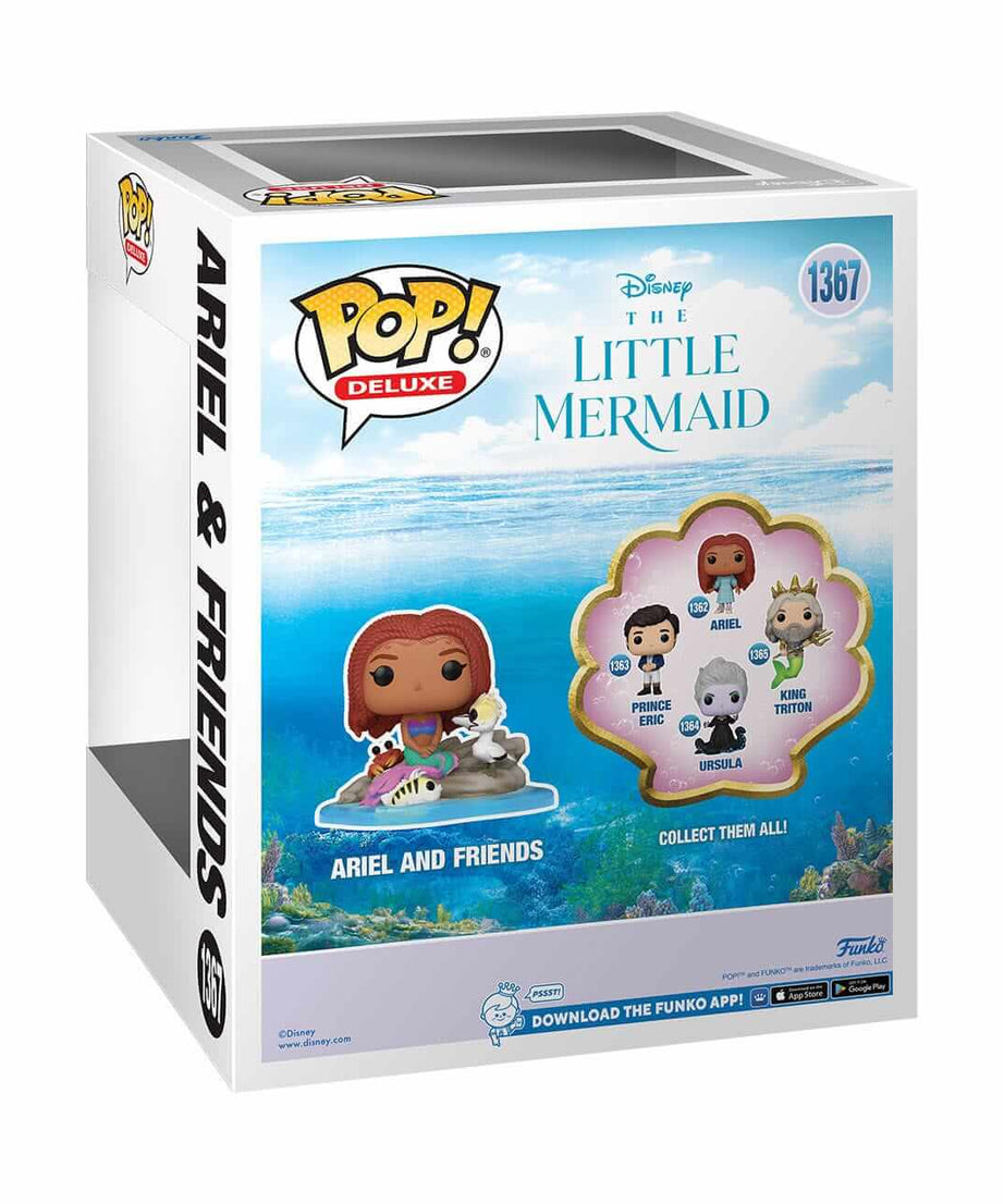 The Little Mermaid - Ariel & Friends (1367) Funko Pop! Deluxe Disney Vinyl Figure 9 cm